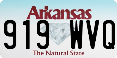AR license plate 919WVQ