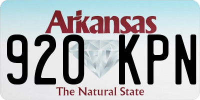 AR license plate 920KPN