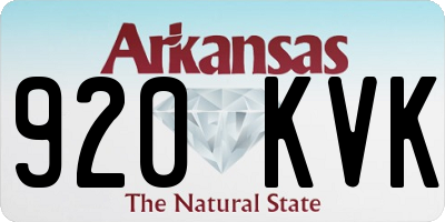 AR license plate 920KVK
