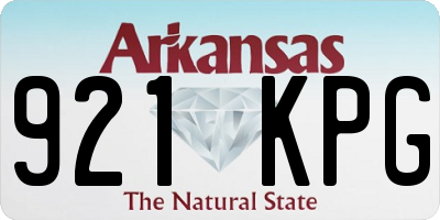 AR license plate 921KPG