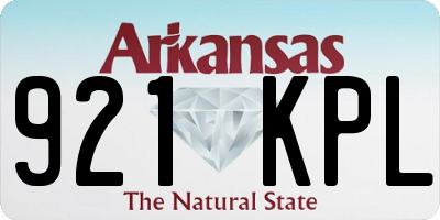 AR license plate 921KPL