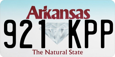 AR license plate 921KPP