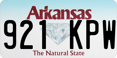 AR license plate 921KPW