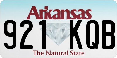 AR license plate 921KQB