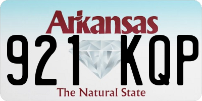 AR license plate 921KQP