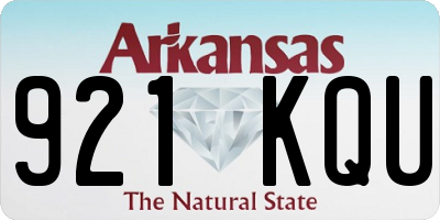 AR license plate 921KQU