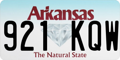 AR license plate 921KQW