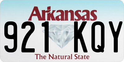 AR license plate 921KQY