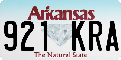 AR license plate 921KRA