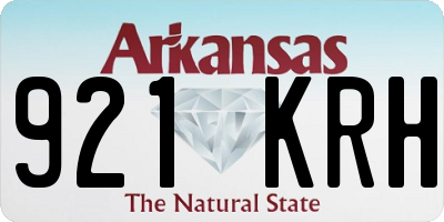 AR license plate 921KRH