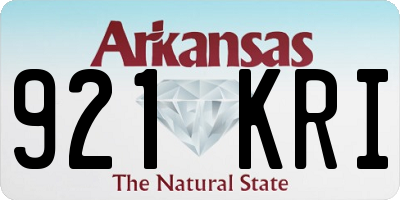 AR license plate 921KRI