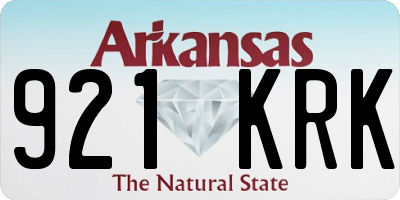 AR license plate 921KRK