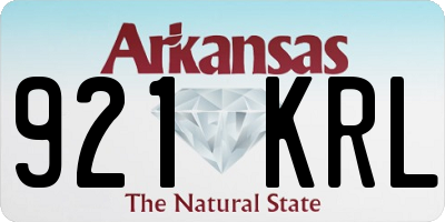 AR license plate 921KRL