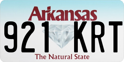 AR license plate 921KRT