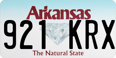AR license plate 921KRX