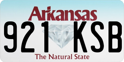 AR license plate 921KSB