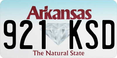 AR license plate 921KSD