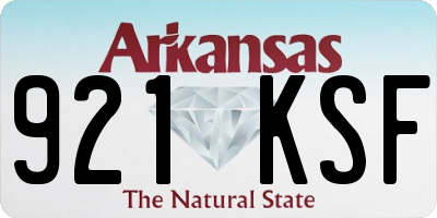 AR license plate 921KSF