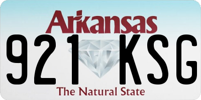 AR license plate 921KSG