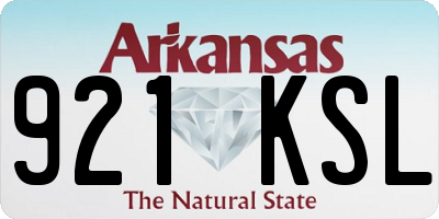 AR license plate 921KSL