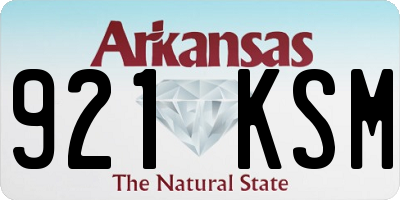 AR license plate 921KSM