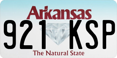 AR license plate 921KSP