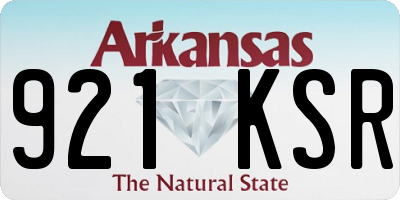 AR license plate 921KSR