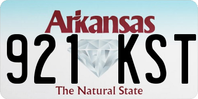 AR license plate 921KST