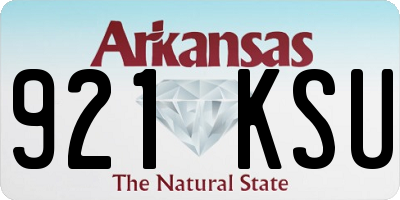 AR license plate 921KSU