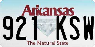 AR license plate 921KSW
