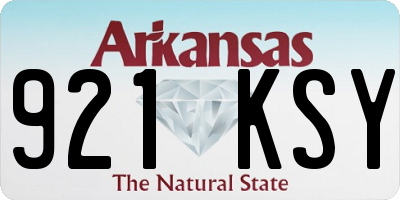 AR license plate 921KSY