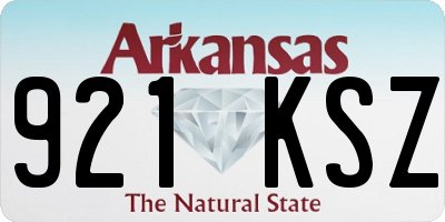 AR license plate 921KSZ