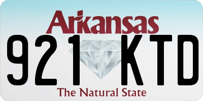 AR license plate 921KTD