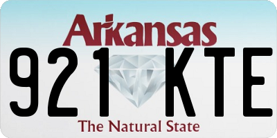 AR license plate 921KTE
