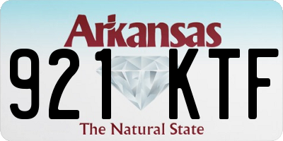 AR license plate 921KTF