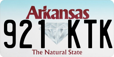 AR license plate 921KTK