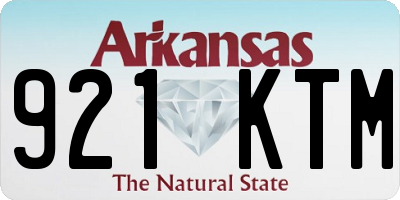 AR license plate 921KTM