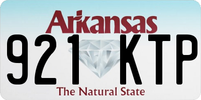AR license plate 921KTP