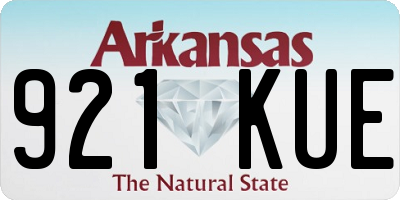 AR license plate 921KUE