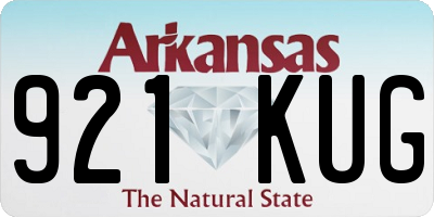 AR license plate 921KUG