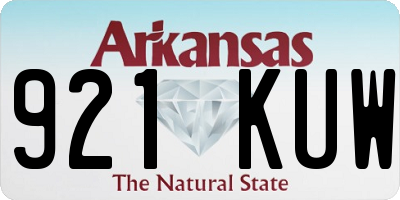 AR license plate 921KUW