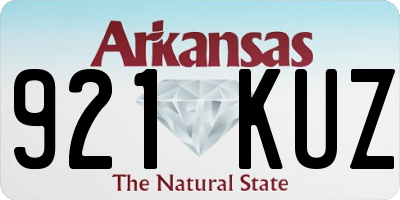AR license plate 921KUZ
