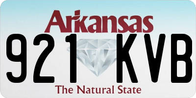 AR license plate 921KVB