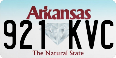 AR license plate 921KVC
