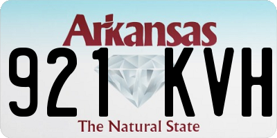 AR license plate 921KVH