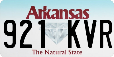 AR license plate 921KVR