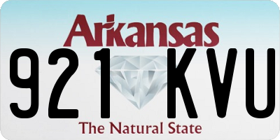 AR license plate 921KVU