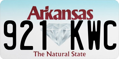 AR license plate 921KWC