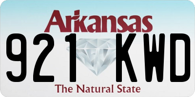 AR license plate 921KWD