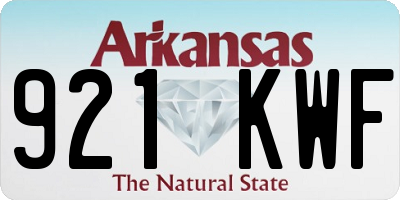 AR license plate 921KWF